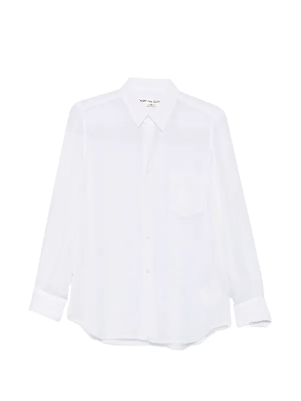 Comme Des Garçons チェストポケット シャツ | ホワイト | FARFETCH JP