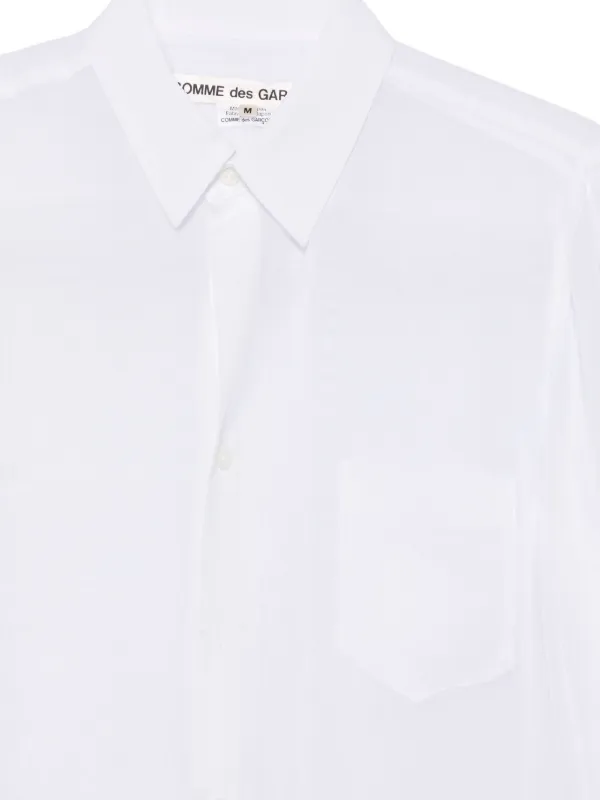 Comme Des Garçons チェストポケット シャツ | ホワイト | FARFETCH JP