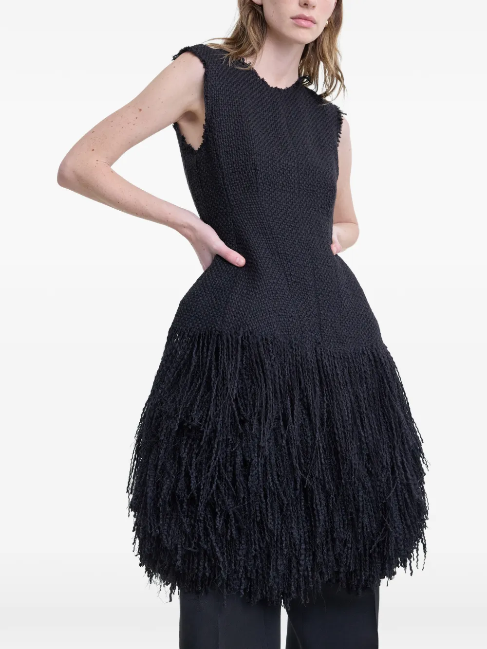  Fforme Vestido Midi Talia - Negro 