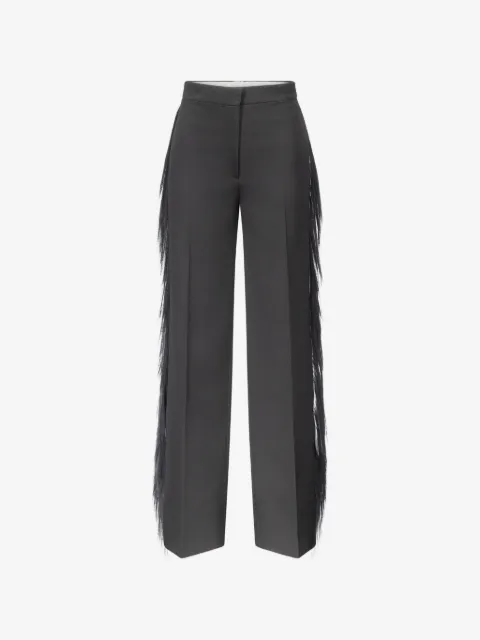 FFORME Luella fringe-trim trousers