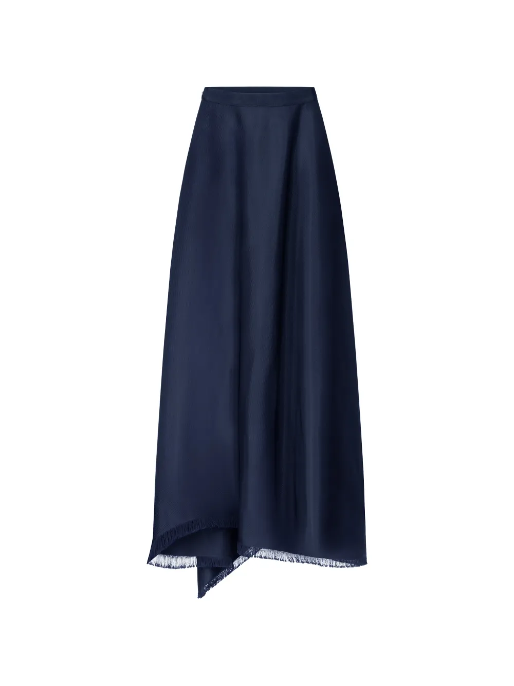 FFORME Ash frayed asymmetric long skirt - Nero
