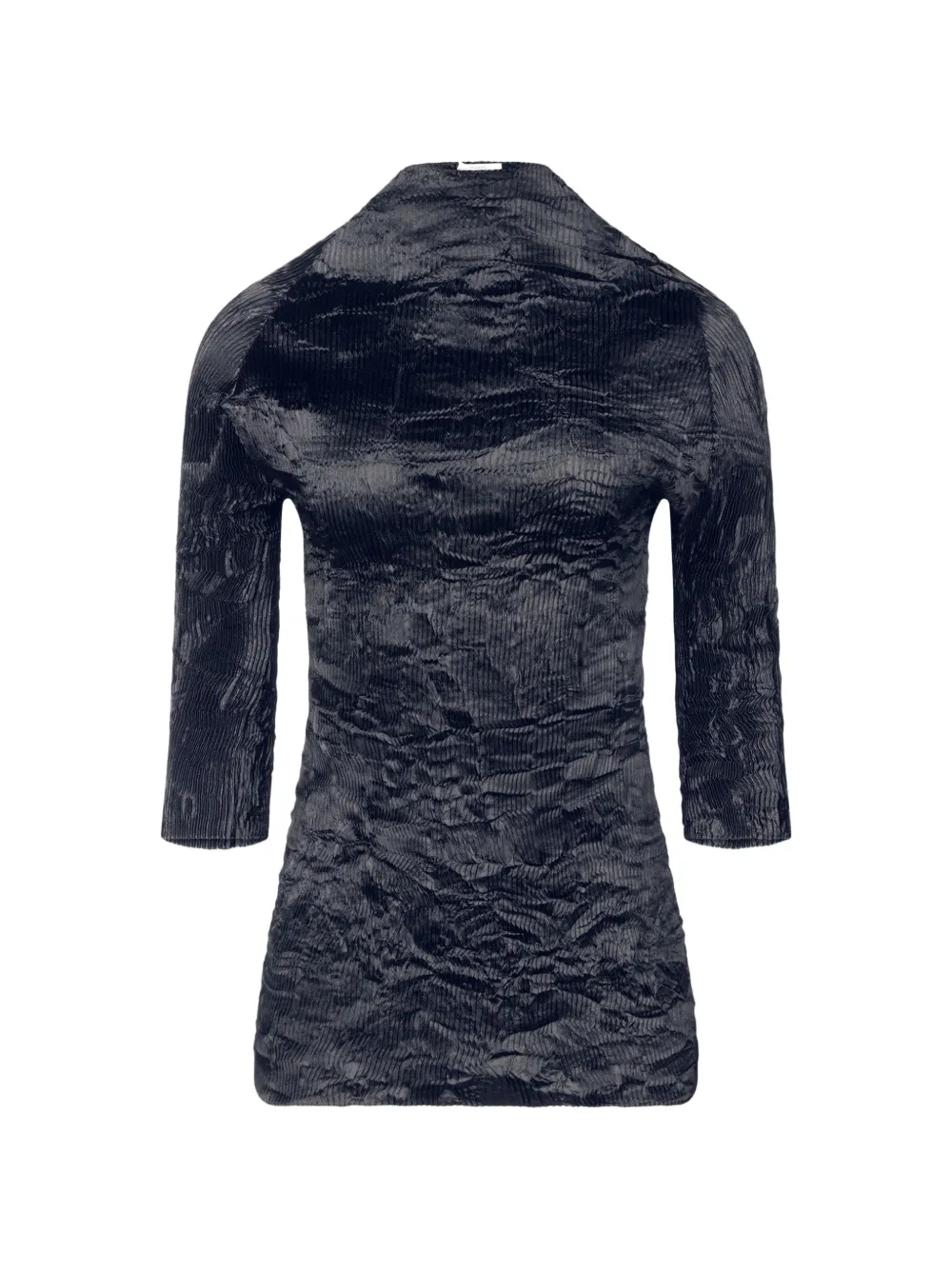 FFORME Dahlia crinkled plissé blouse - Nero