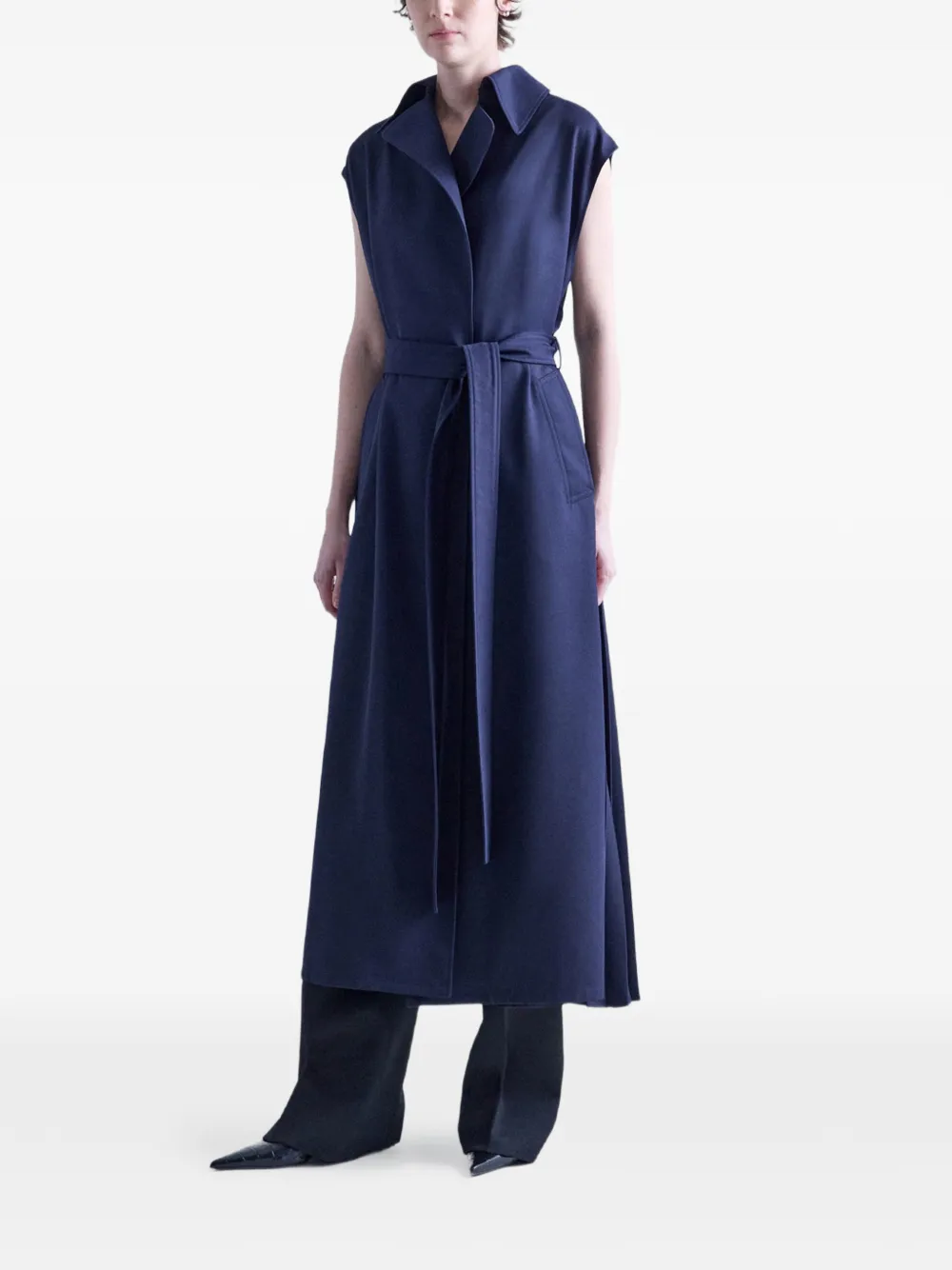 FFORME Lennox geplooide trenchcoat Blauw