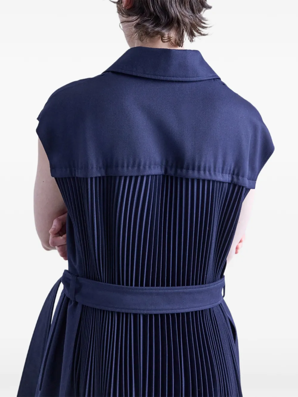 FFORME Lennox geplooide trenchcoat Blauw