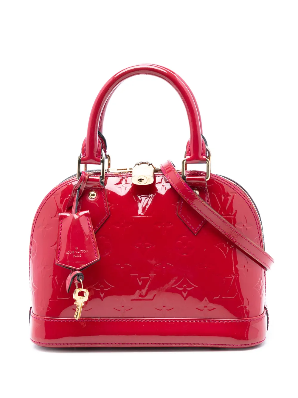 Louis Vuitton Pre-Owned 2014 Monogram Vernis Alma BB satchel - Pink