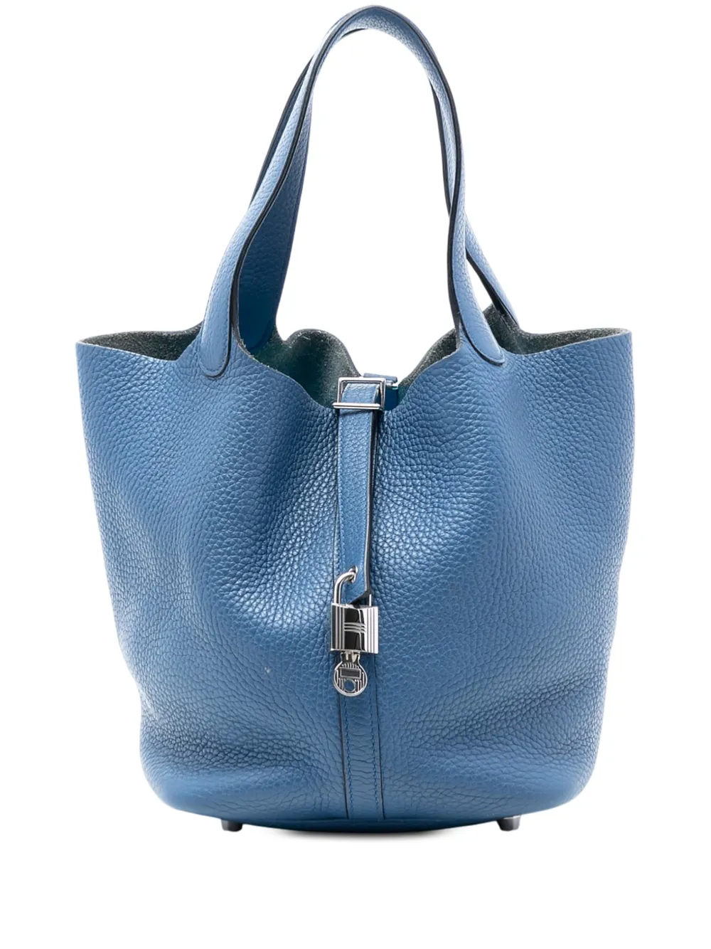 Hermès Pre-Owned 2016 Clemence Picotin Lock 22 handbag - Blu