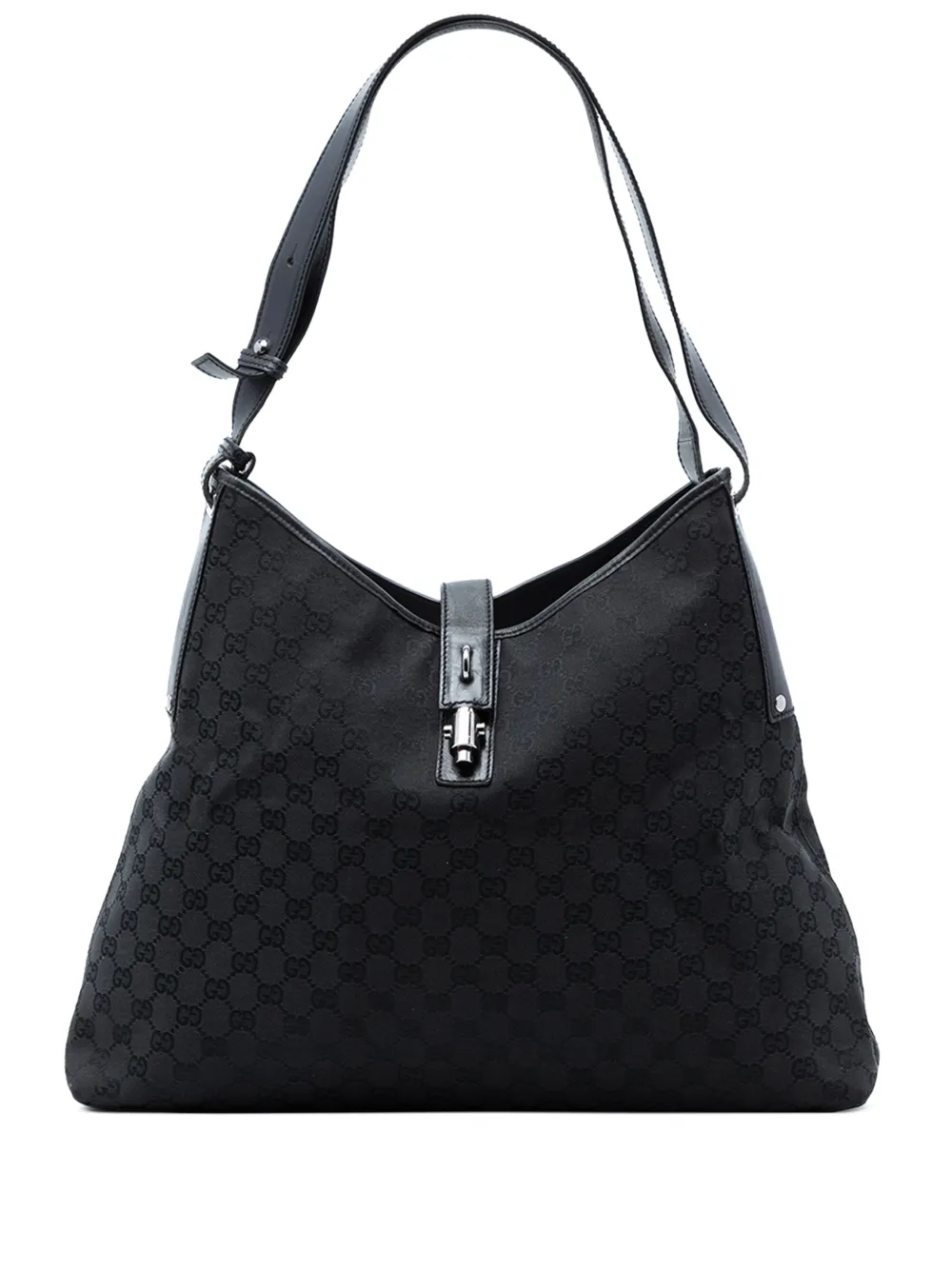 Gucci Pre-Owned 2000-2015 GG Canvas Piston shoulder bag - Nero