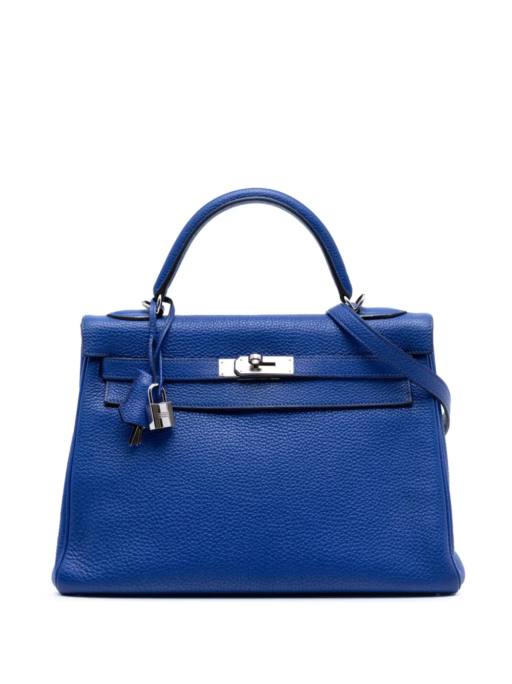 Hermès Pre-Owned 2011 Togo Kelly II Retourne 32 satchel - Blu