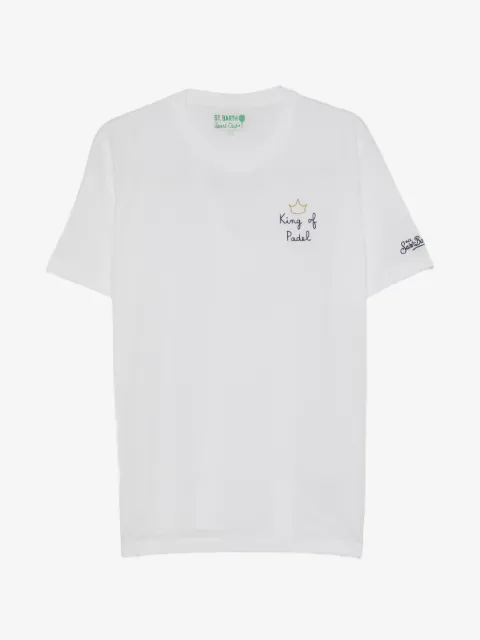 MC2 Saint Barth embroidered cotton T-shirt