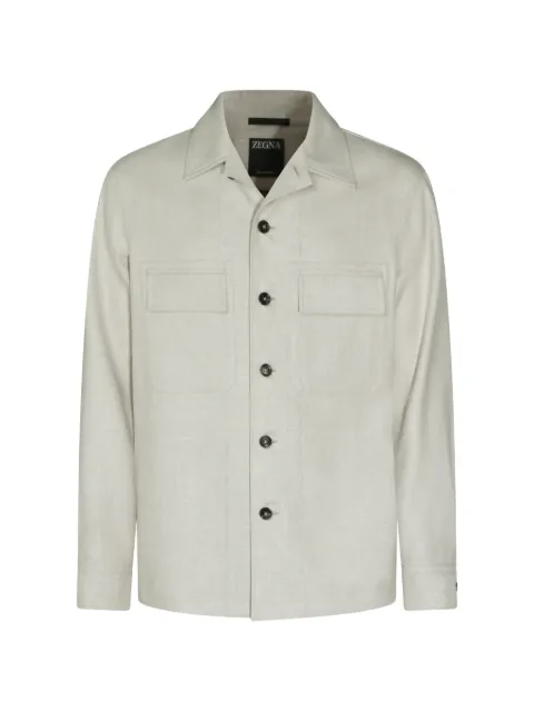 Zegna chest-pocket shirt jacket