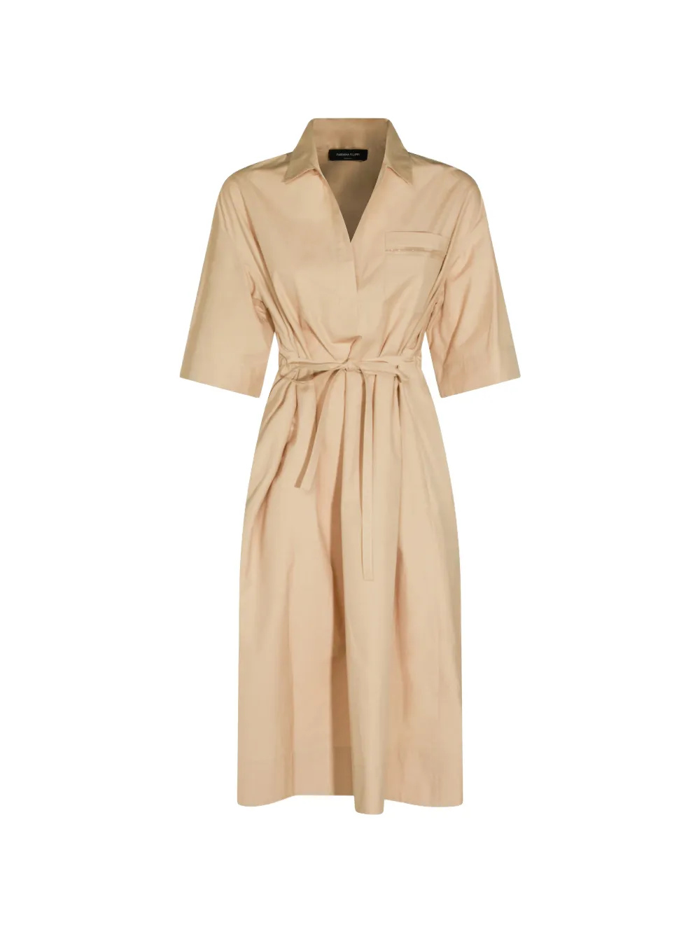 Fabiana Filippi cotton midi dress - Nude
