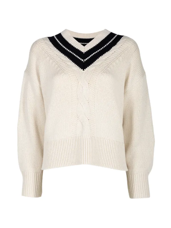 Nili Lotan Suneel Sweater in Neutrals