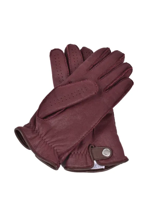 Brunello Cucinelli perforated leather gloves