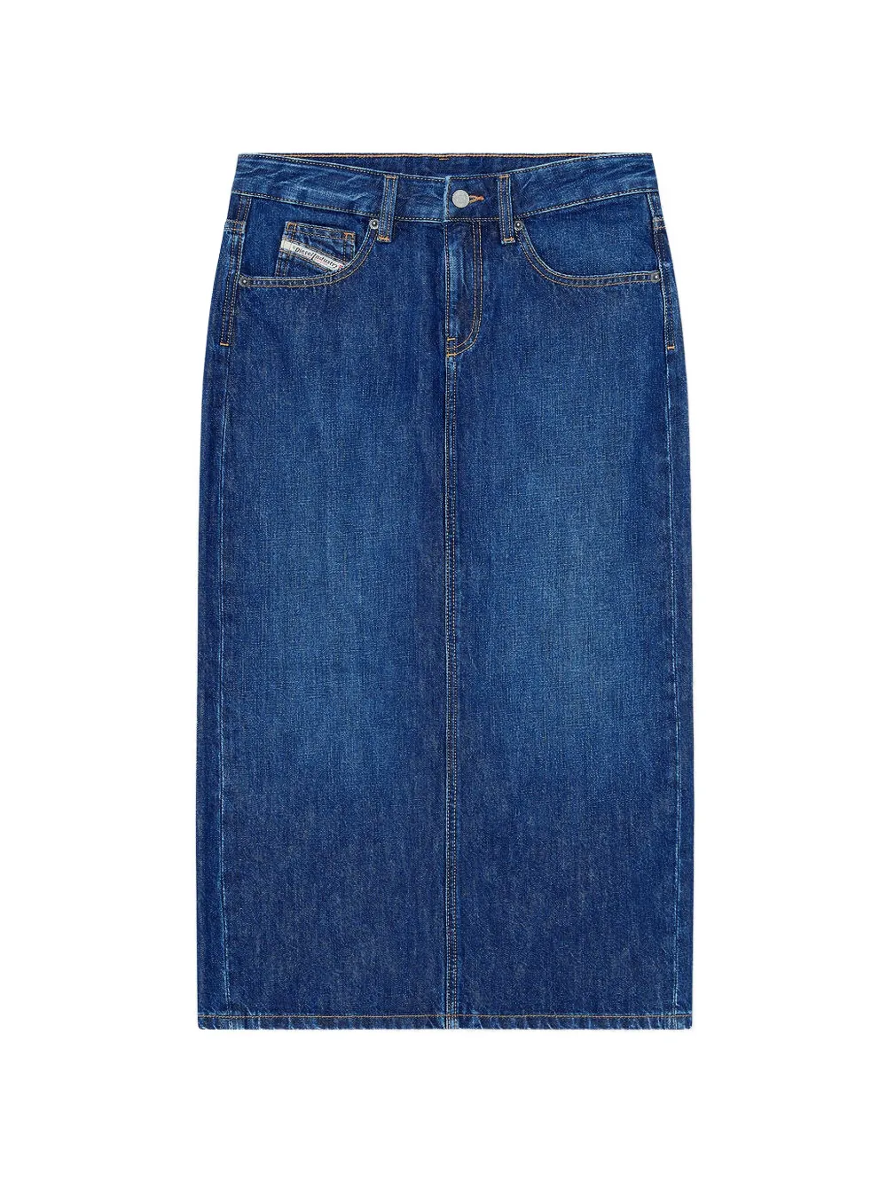 Diesel DE-SKYE-D rok met vijf zakken Blauw