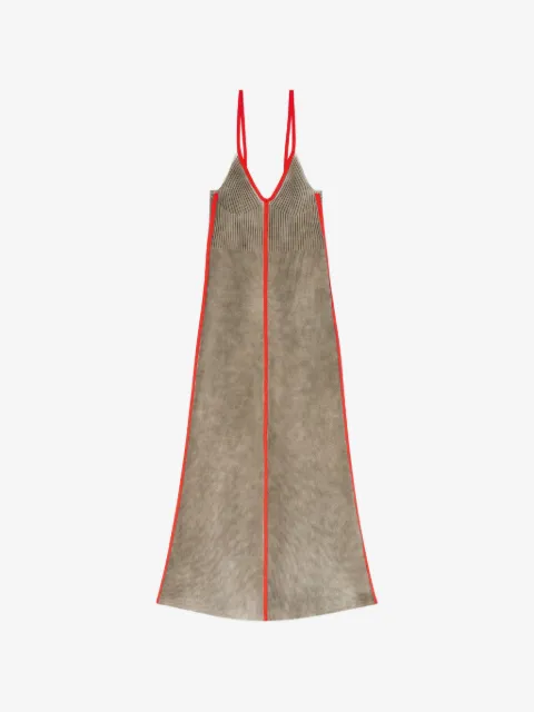 Diesel vestido midi tejido de canalé