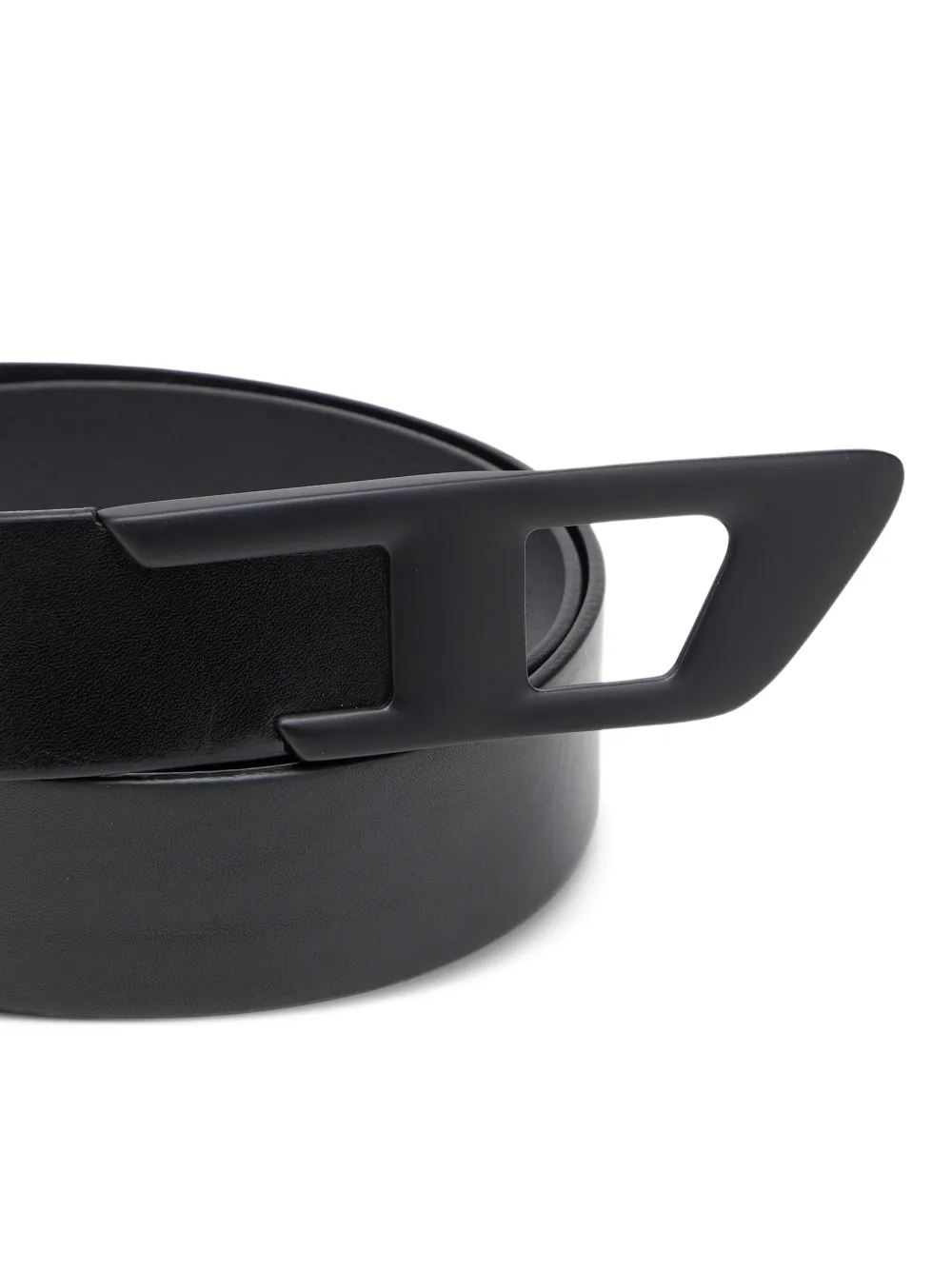 Diesel Riem met D-logo Zwart