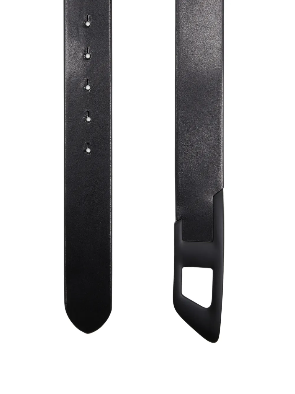 Diesel Riem met D-logo Zwart