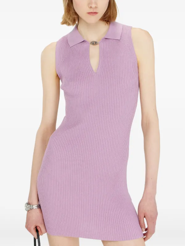 silk blend rib knit dress Akris Silk Blend Rib Knit Shift Dress In Salvia - 60% Off