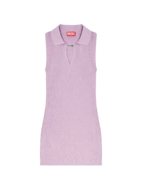 Diesel vestido corto estilo playera tipo polo