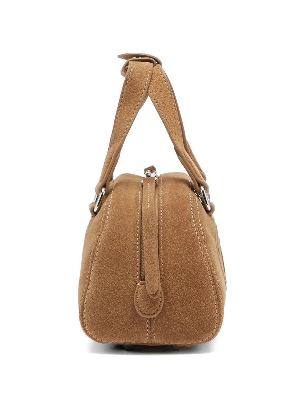Diesel Kleine 1DR Dome suède bowlingtas Bruin