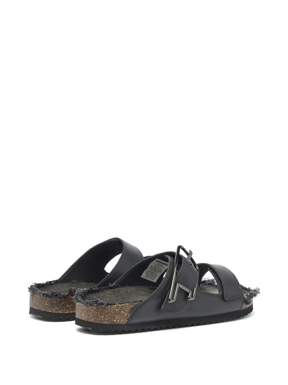 Diesel D-Woodstock sandalen met gesp Zwart