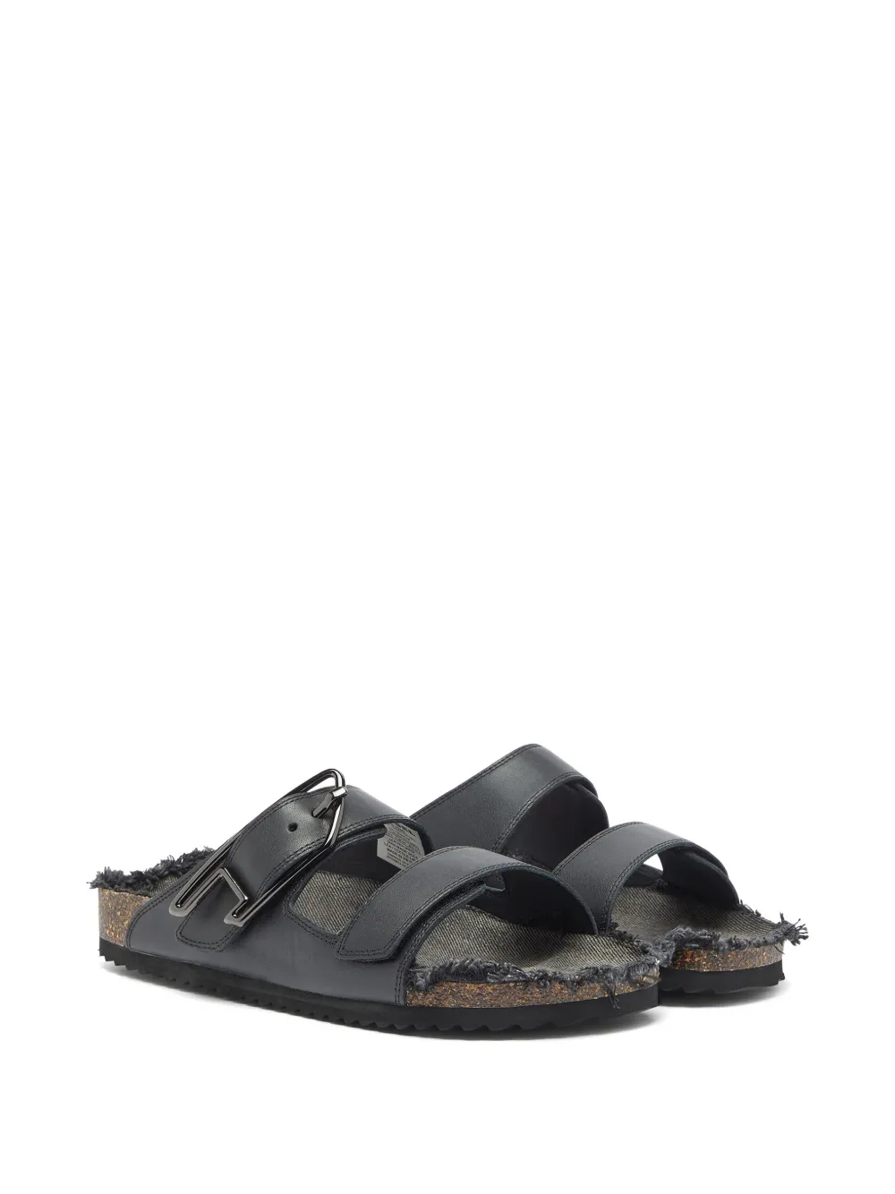 Diesel D-Woodstock sandalen met gesp Zwart