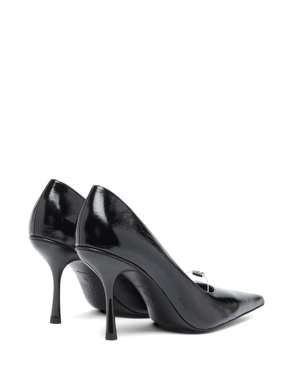Diesel D-Jewels leren pumps Zwart
