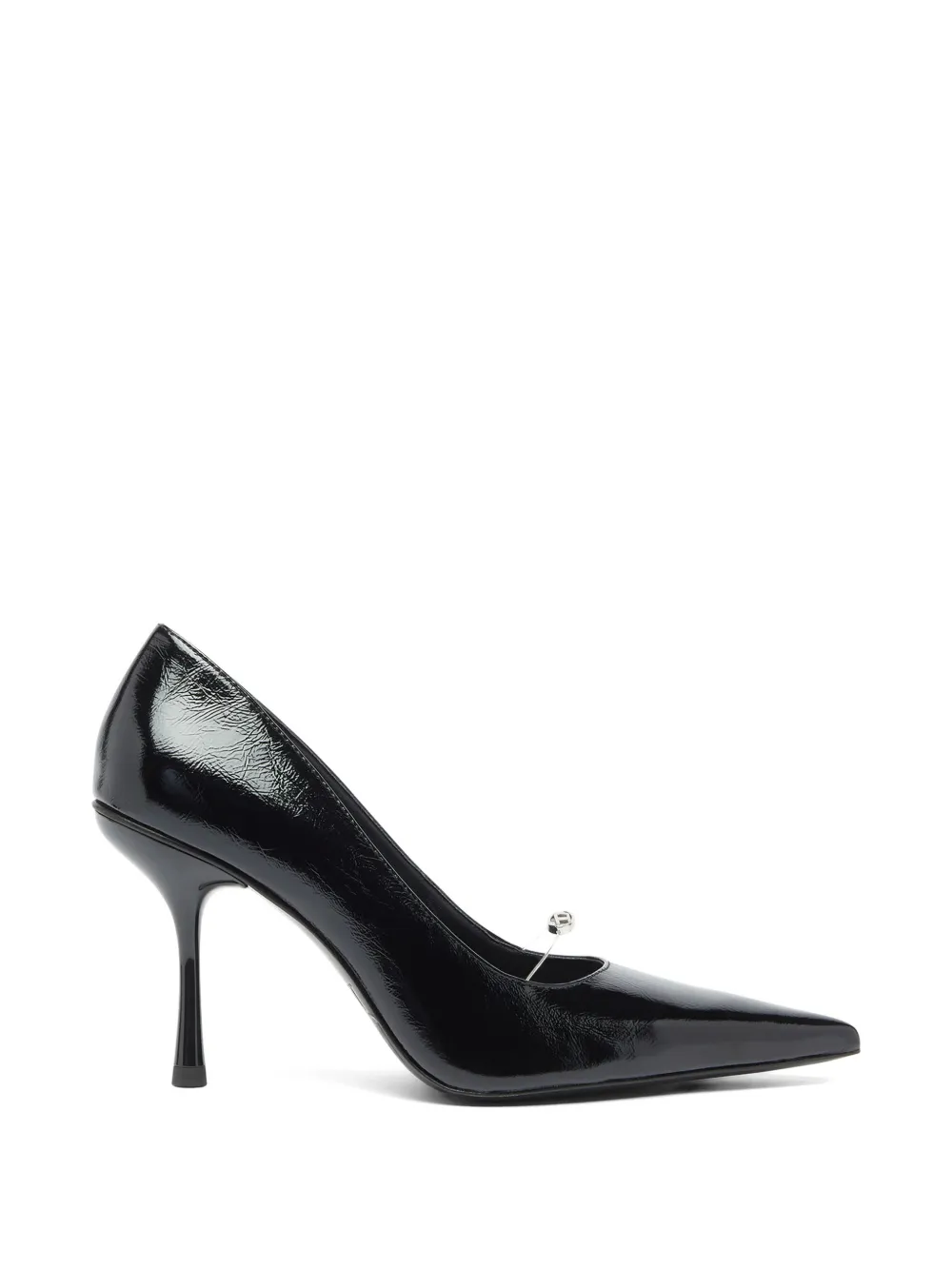 Diesel D-Jewels leren pumps Zwart