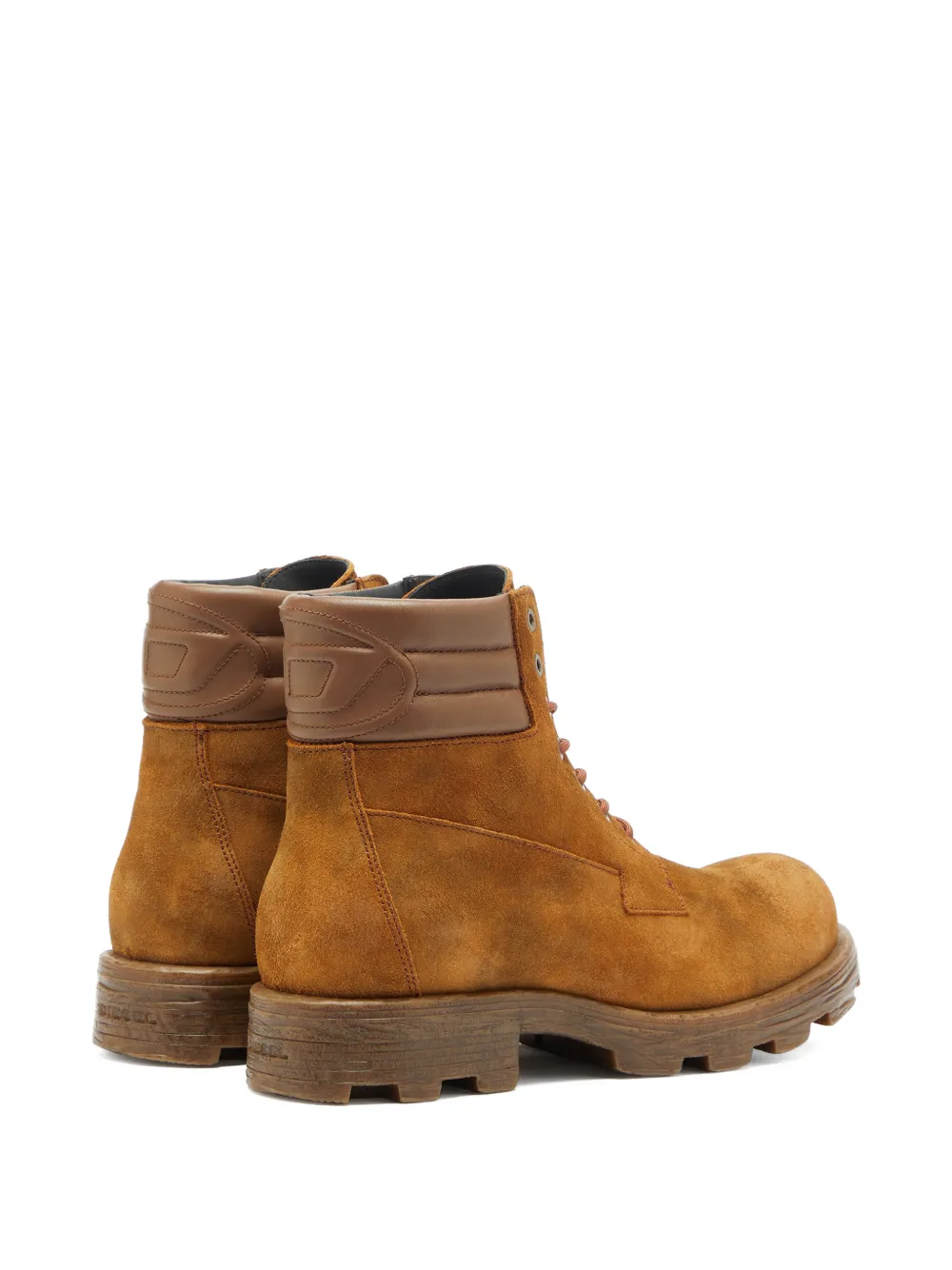 Diesel D-Hammer lace-up ankle boots Bruin
