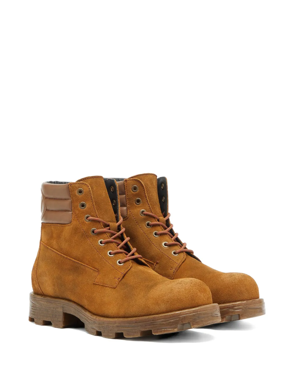 Diesel D-Hammer lace-up ankle boots Bruin