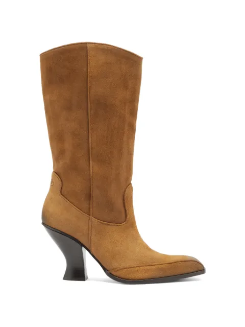 Diesel D-Luffy square-toe suede boots