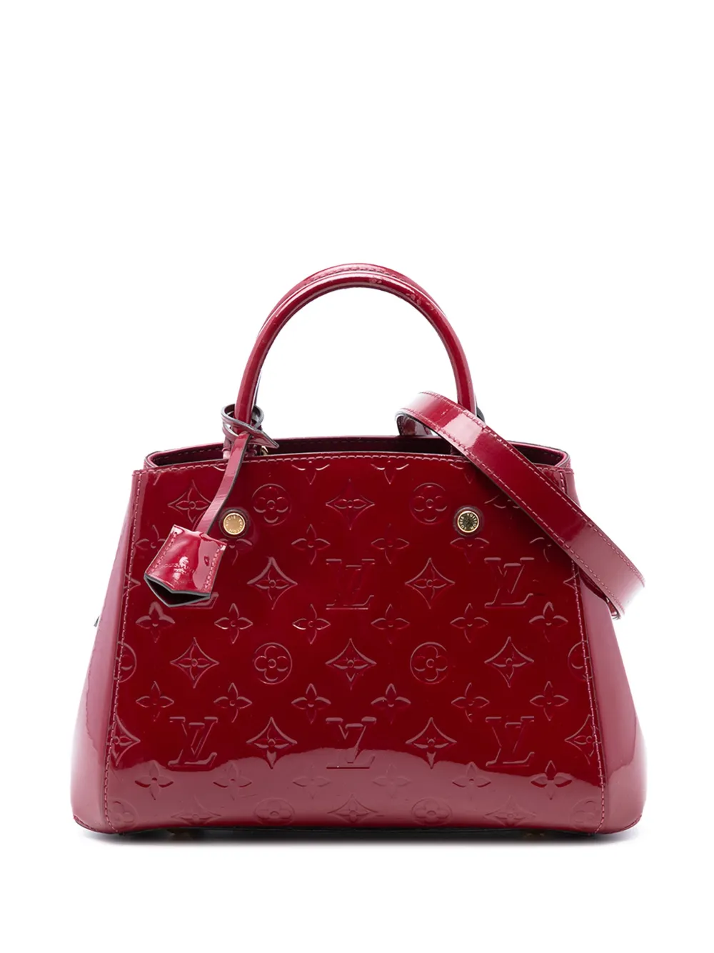 Louis Vuitton Pre-Owned 2015 Monogram Vernis Montaigne BB satchel - Rosa