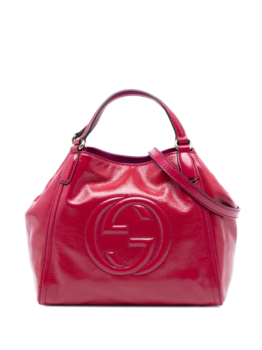Gucci Pre-Owned 2016-2026 Small Patent Soho satchel - Rosa