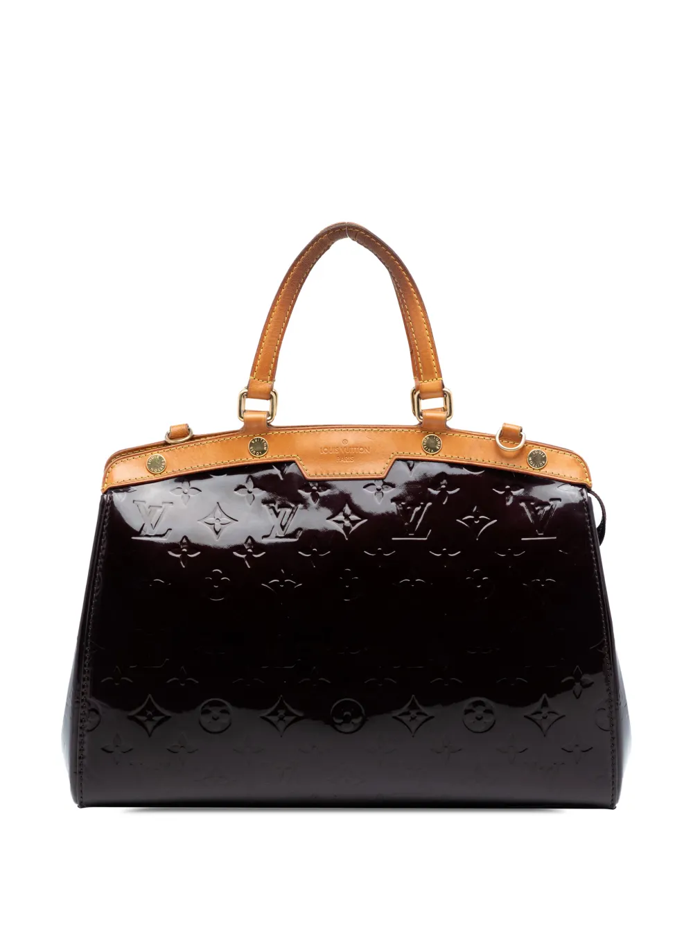 Louis Vuitton Pre-Owned 2012 Monogram Vernis Brea MM satchel - Viola