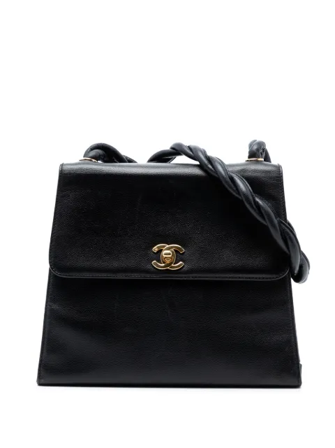 CHANEL Pre-Owned 1997-1999 CC Caviar Twisted Strap shoulder bag