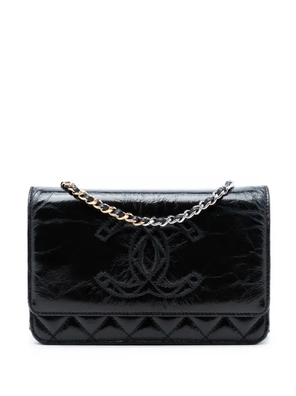 CHANEL Pre-Owned 2020 ココマーク マトラッセ シャイニーエイジド