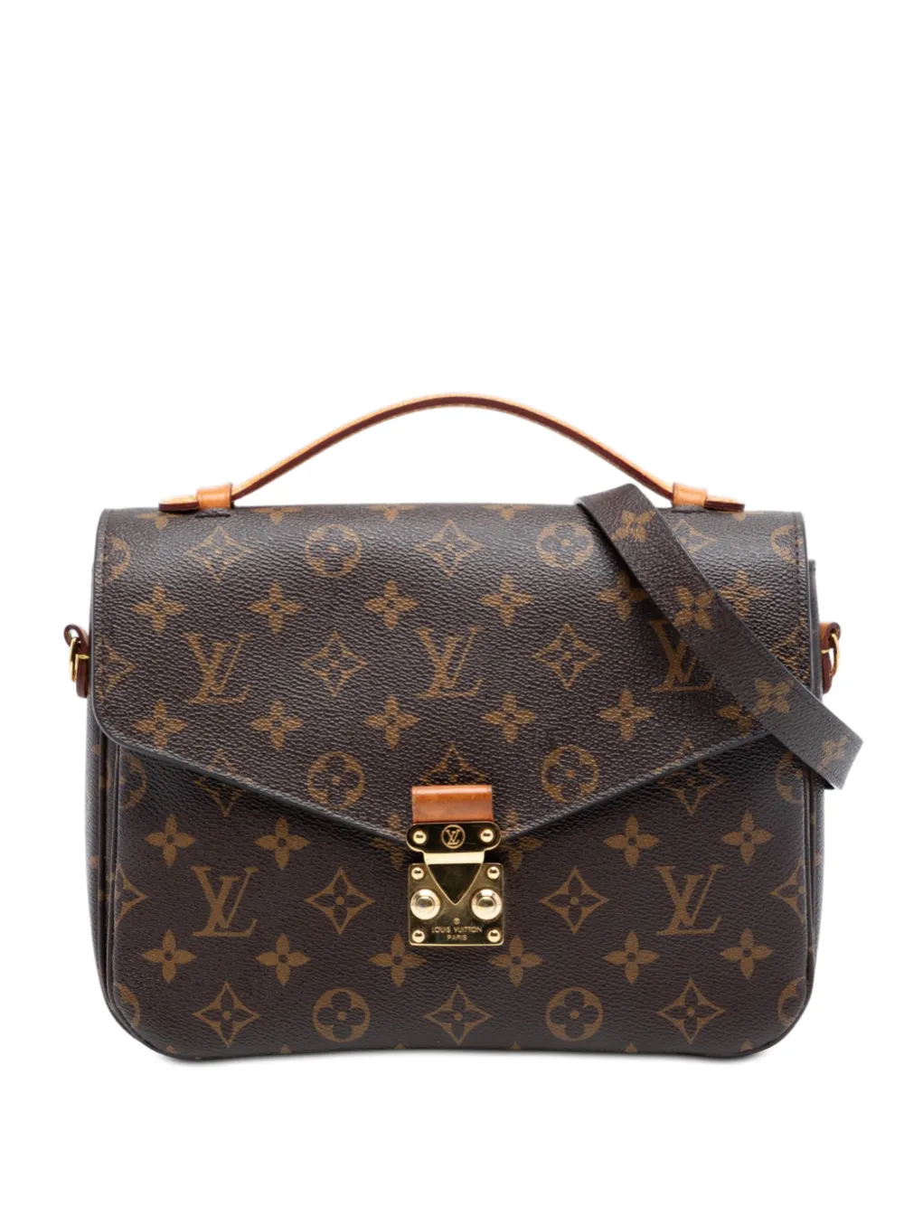 Louis Vuitton Pre-Owned 2018 Monogram Pochette Metis satchel - Marrone