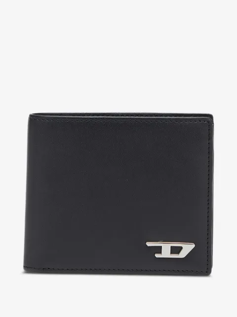 Diesel portefeuille pliant à plaque logo