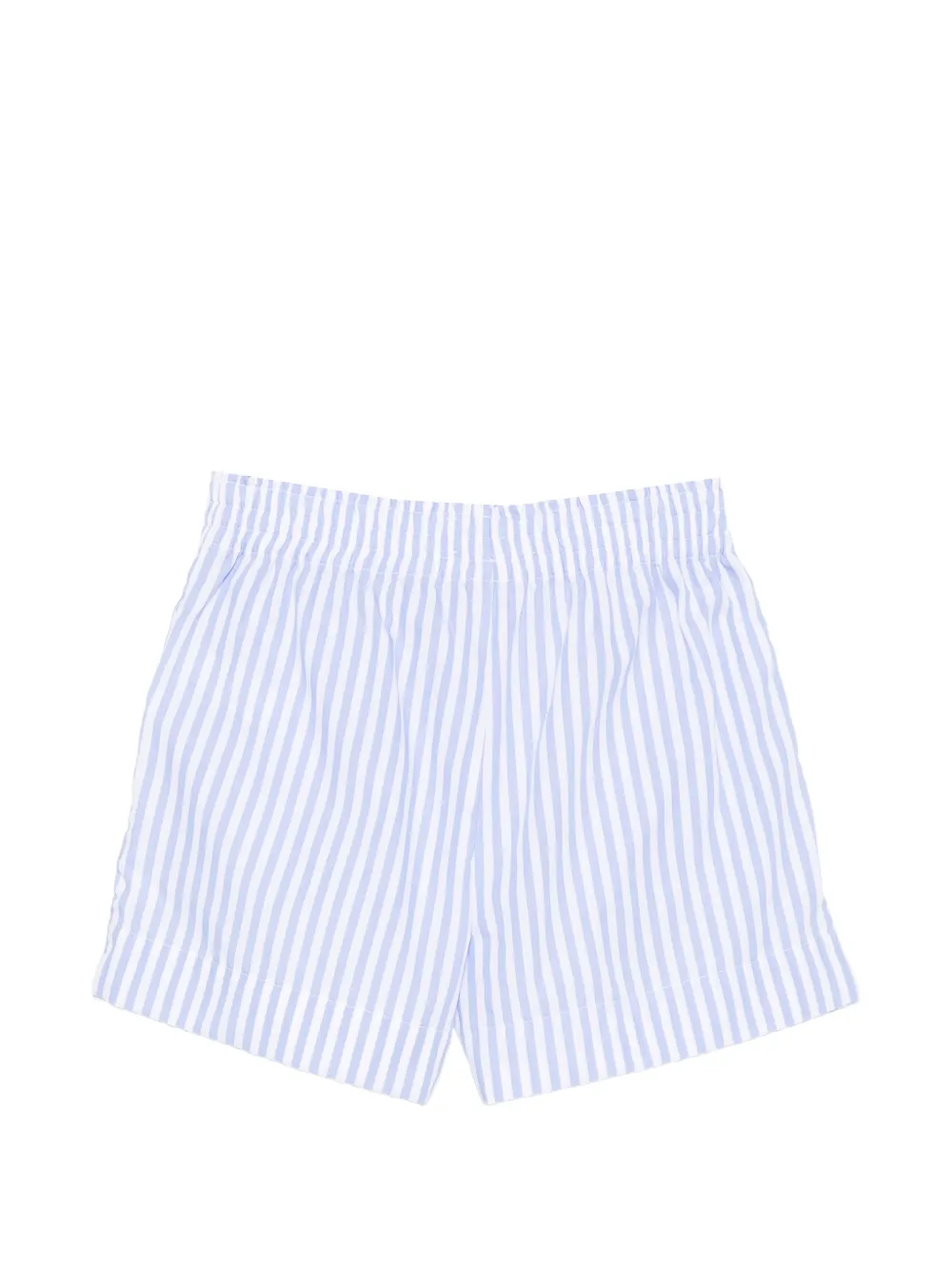  Mc2 Saint Barth Kids Pantalones Cortos Meave Con Logo Bordado - Azul 