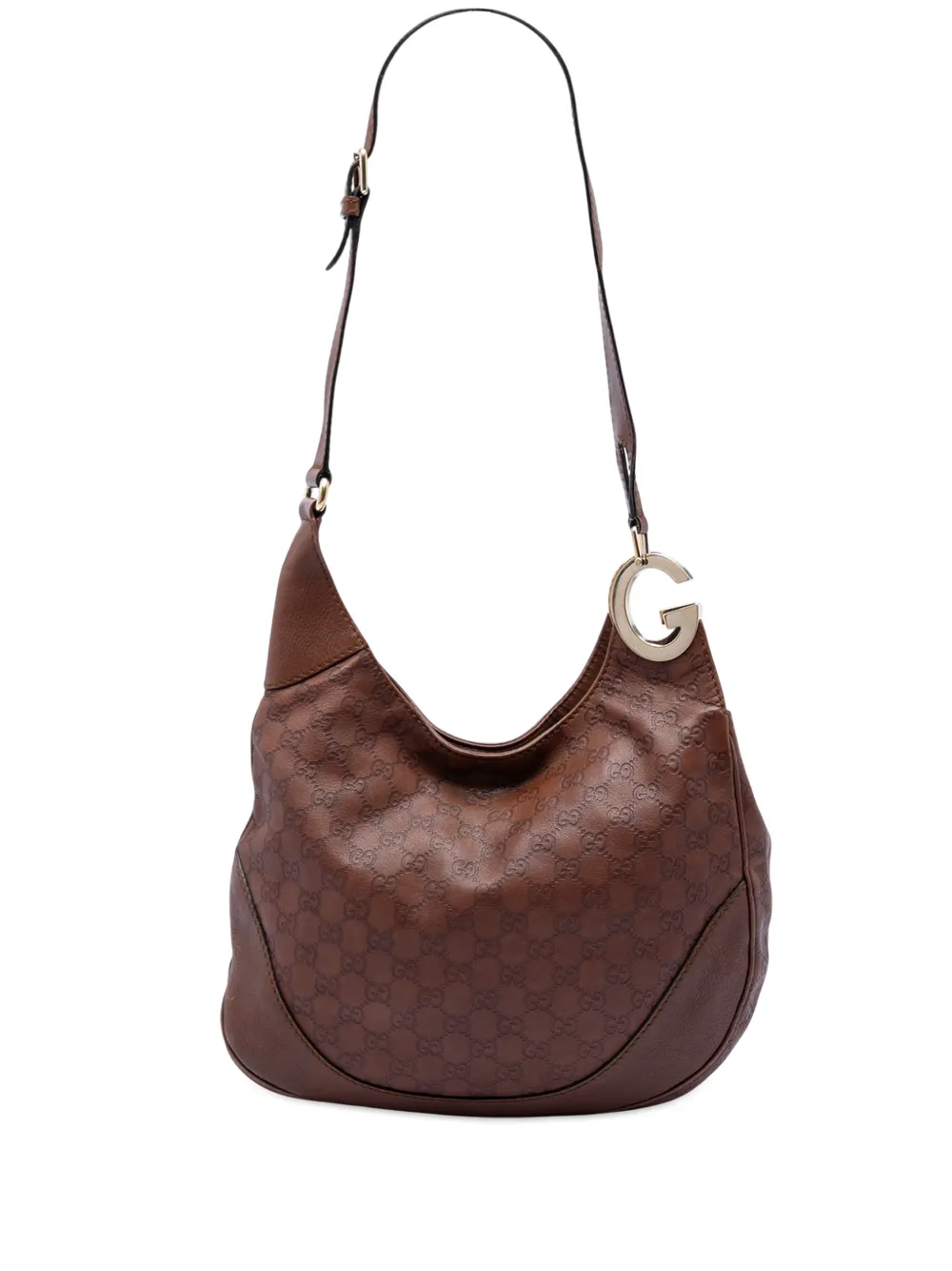 Gucci Pre-Owned 2016-2025 Guccissima Charlotte crossbody bag - Marrone