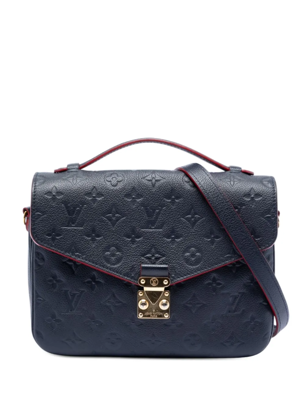 Louis Vuitton Pre-Owned 2017 Monogram Empreinte Pochette Metis satchel - Blu