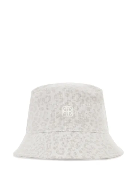 ANINE BING Nicks leopard-print bucket hat