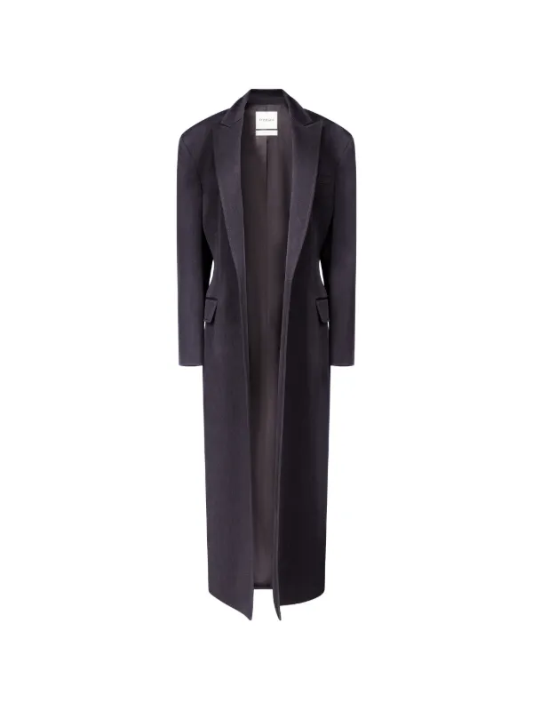 Fforme Anouk Peak-lapel Coat in Brown