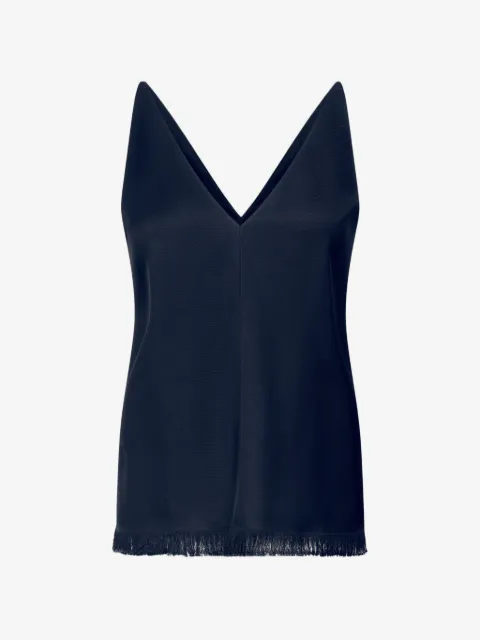 FFORME Emory fringe-trim blouse