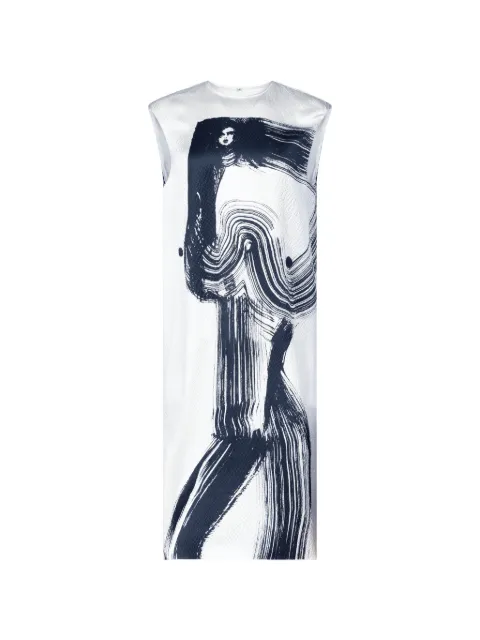 FFORME Dani graphic-print midi dress