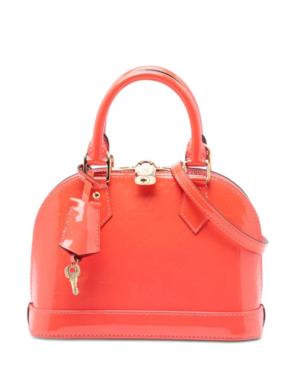 Louis Vuitton Pre-Owned 2014 Monogram Vernis Alma BB satchel - Arancione