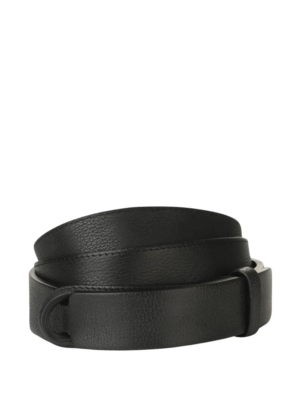 Orciani Chevrette leather belt - Schwarz