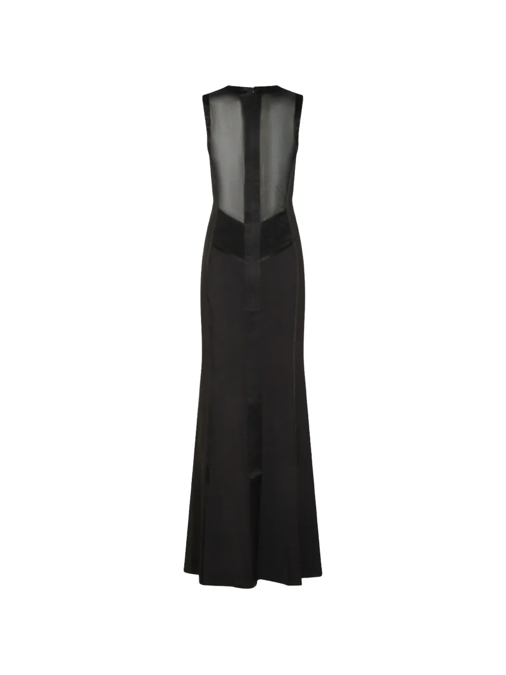 Elisabetta Franchi Maxi-jurk met ruches en kanten vlakken Zwart