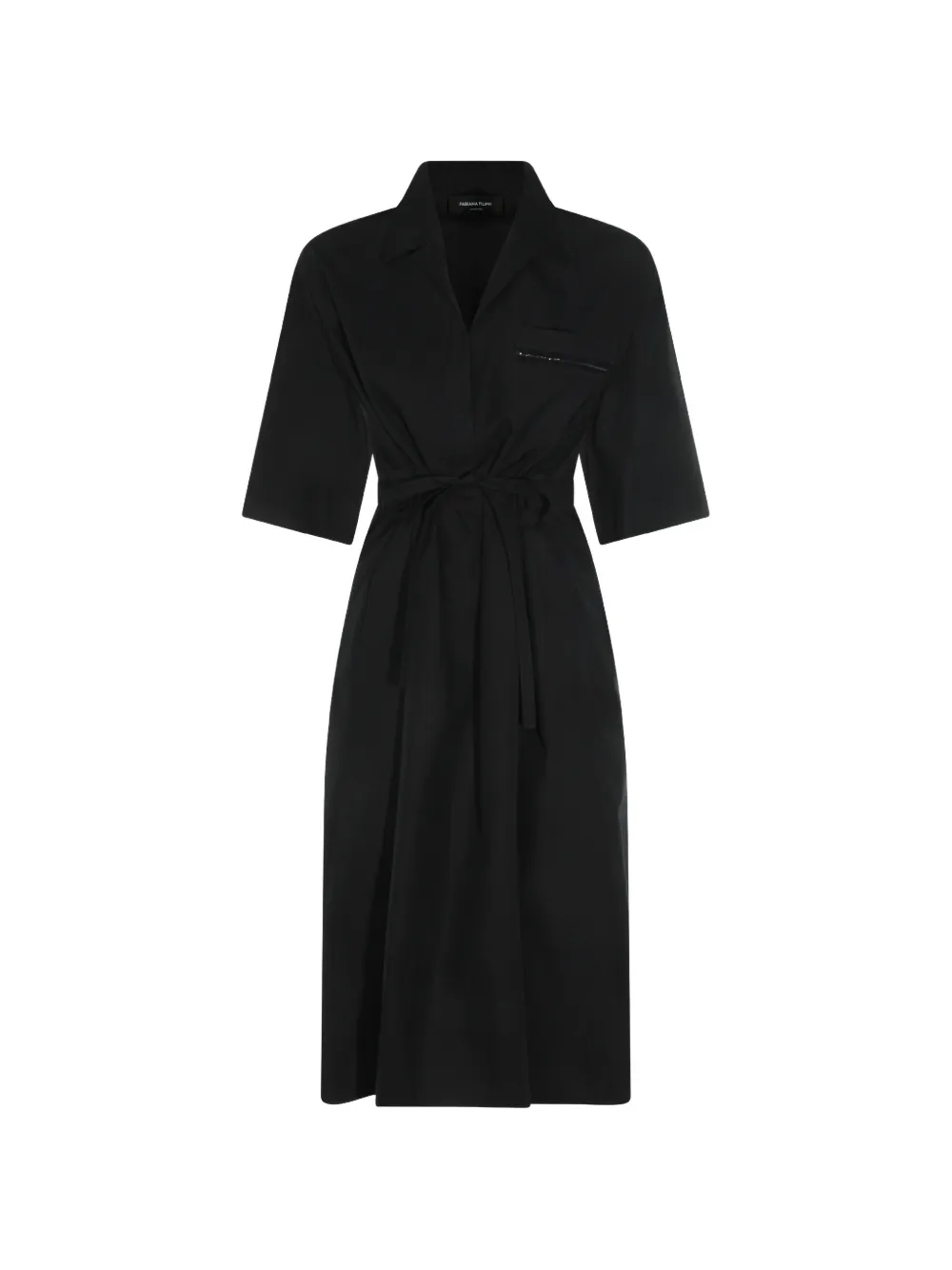 Fabiana Filippi cotton midi dress - Schwarz
