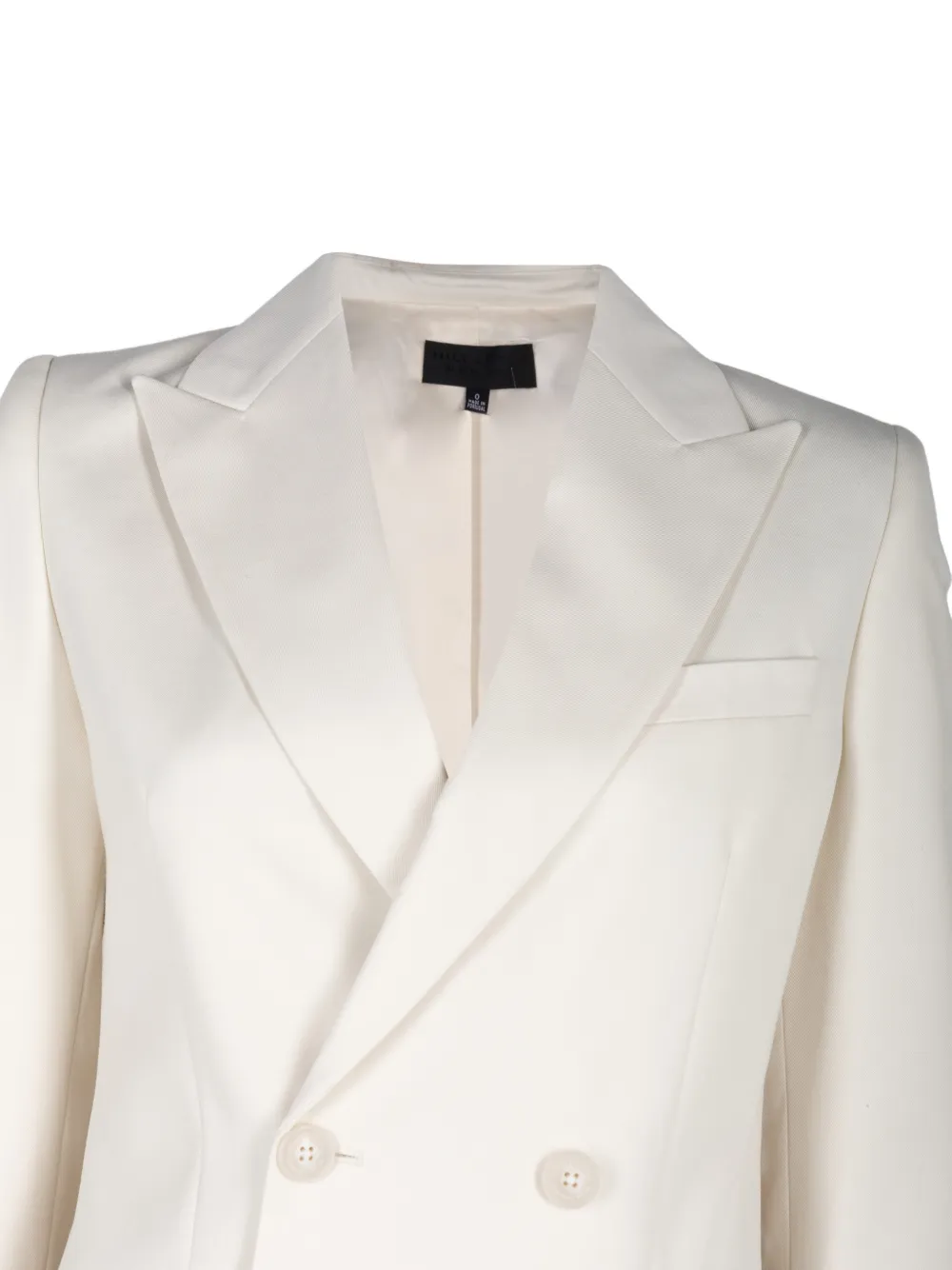 Nili Lotan Weston blazer met dubbele rij knopen Beige